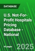 U.S. Not-For-Profit Hospitals Pricing Database - National- Product Image