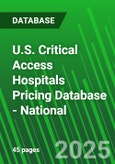 U.S. Critical Access Hospitals Pricing Database - National- Product Image