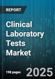 Clinical Laboratory Tests Market by Type (Biochemical Tests, Genetic Tests, Immunology/Serology Tests), Consumables (Assay Kits, Laboratory Equipment, Personal Protective Equipment), Specimen, Application, End User - Global Forecast 2025-2030- Product Image