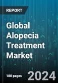 Global Alopecia Treatment Market by Disease Type (Alopecia Areata, Alopecia Totalis, Alopecia Universalis), Route of Administration (Injectable, Oral, Topical), Gender, Treatment Option, End User - Forecast 2024-2030- Product Image