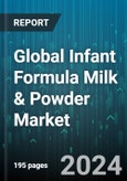 Global Infant Formula Milk & Powder Market by Type (Concentrated Liquid Formula, Powdered Formula, Ready-To-Use Formula), Age Group (0-6 Months Baby, 12-36 Months Baby, 6-12 Months Baby), Product, Source, Distribution Channel - Forecast 2024-2030- Product Image