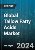 Global Tallow Fatty Acids Market by Type (Monounsaturated Fatty Acid, Polyunsaturated Fatty Acid, Saturated Fatty Acid), End-User (Cosmetics & Personal Care Industry, Plastic Industry, Rubber Industry) - Forecast 2024-2030- Product Image