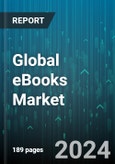 Global eBooks Market by Screen Size (Between 6 inches to 10 inches, Less than 6 inches, More than 10 inches), Connectivity (Wi-Fi, Wi-Fi/3G or 4G), Price-Range, Screen Type, Genre, Distribution Channel, Application - Forecast 2024-2030- Product Image