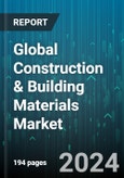 Global Construction & Building Materials Market by Material (Aggregates, Bricks, Cement), Building Type (Commercial Building Construction, Industrial Construction, Infrastructure & Heavy Civil Construction) - Forecast 2024-2030- Product Image
