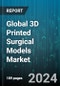 Global 3D Printed Surgical Models Market by Specialty (Cardiac Surgery/ Interventional Cardiology, Gastroenterology Endoscopy of Esophageal, Neurosurgery), Material (Metal, Plastic), End-User - Forecast 2024-2030 - Product Image