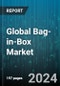 Global Bag-in-Box Market by Component (Bags, Box, Fitments), Capacity (10-20 Liters, 1-5 Liters, 5-10 Liters), Material State, Tap, End-User - Forecast 2024-2030 - Product Image
