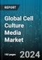 Global Cell Culture Media Market by Product Type (Chemically Defined Media, Classical Media, Lysogeny Broth), Application (Biological Drug Discovery, Biopharmaceuticals, Cancer Research), End-User - Forecast 2024-2030 - Product Image