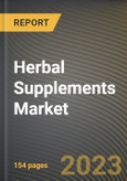 Herbal Supplements Market Research Report by Function (Aroma and Medicinal), Form, Source, Supplier Type, Application, State - United States Forecast to 2027 - Cumulative Impact of COVID-19- Product Image