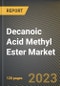 Decanoic Acid Methyl Ester Market Research Report by Product Type (Natural 9-Decanoic Acid Methyl Ester and Synthetic 9-Decanoic Acid Methyl Ester), Application, State - United States Forecast to 2027 - Cumulative Impact of COVID-19 - Product Thumbnail Image