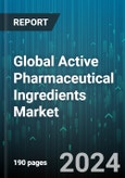 Global Active Pharmaceutical Ingredients Market by Type, Synthesis, Manufacturer, Therapeutic Application - Forecast 2024-2030- Product Image