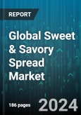 Global Sweet & Savory Spread Market by Product Type (Butter & Margarine, Chocolate Spreads, Honey & Honey Based Spreads), Distribution Channel (Convenience Stores, Department Stores, Dollar Stores) - Forecast 2024-2030- Product Image