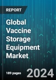 Global Vaccine Storage Equipment Market by Product (Cold Boxes, Consumables & Accessories, Foam Pads), Style (Hand-held, Undercounter, Upright Double Door), Type, End User - Forecast 2024-2030- Product Image