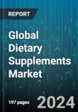 Global Dietary Supplements Market by Function (Anti-cancer, Bone & Joint Health, Cardiac Health), Product (Calcium, Combination Dietary Supplement, Eye Health Supplement), Formulation, Distribution, End User - Forecast 2024-2030- Product Image