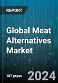 Global Meat Alternatives Market by Product Type (Seitan, Tempeh, Textured Vegetable Protein), Source (Mycoprotien, Soy-Based, Wheat-Based), Category - Forecast 2024-2030- Product Image