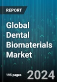 Global Dental Biomaterials Market by Type (Ceramic Biomaterial, Metal-Ceramic Biomaterial, Metallic Biomaterial), Application (Implantology, Orthodontics, Prosthodontics), End-User - Forecast 2024-2030- Product Image