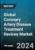 Global Coronary Artery Disease Treatment Devices Market by Product Type (Coronary Guidewires, Coronary Stents, PTCA Balloon Catheters), Treatment Type (Angioplasty, Cardiac Rehabilitation, Surgery) - Forecast 2024-2030- Product Image