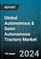 Global Autonomous & Semi-Autonomous Tractors Market by Technology (Driver-Assisted Tractors, Driverless Tractors), Power Output (101 HP & Above, 31 HP to 100 HP, Below 30 HP), Application - Forecast 2024-2030 - Product Image