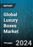 Global Luxury Boxes Market by Material (Glass, Metal, Paper), Type (Book Style, Clamshell, Flip Top or Cigar Box), End User - Forecast 2024-2030- Product Image