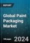 Global Paint Packaging Market by Product (Bag-in-box, Cans, Paperboard Container), Material (Polyethylene, Polyethylene Terephthalate, Polypropylene), End-User - Forecast 2024-2030 - Product Image