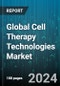 Global Cell Therapy Technologies Market by Product (Consumables, Equipment, Software), Process (Cell Preservation, Distribution, & Handling, Cell Processing, Process Monitoring & Quality Control), Cell Type, End-User - Forecast 2024-2030 - Product Thumbnail Image