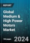 Global Medium & High Power Motors Market by Output Power (High Power Motors, Medium Power Motors), Type (AC Motors, DC Motors), End-User - Forecast 2023-2030 - Product Thumbnail Image