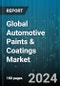 Global Automotive Paints & Coatings Market by Painting Equipment Type (Airless Spray Gun, Electrostatic Spray Gun), Technology (Powder Coating, Solvent-Borne, Waterborne), Type, Vehicle Type - Forecast 2024-2030 - Product Image