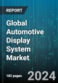 Global Automotive Display System Market by Type (Camera Information Display, Center Stack Display, Head-Up Display), Display Size (5" to 10" Inch, < 5" Inch, > 10” Inch), Technology, Vehicle, Sales Channel - Forecast 2024-2030- Product Image