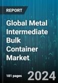 Global Metal Intermediate Bulk Container Market by Design (Cubic, Cylindrical), Capacity (1000 to 1500 L, 1500 to 2000 L, 500 to 1000 L), Content, Material, End User - Forecast 2024-2030- Product Image