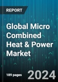 Global Micro Combined Heat & Power Market by Capacity (<2 KW, >10<50 KW, >2<10 KW), Fuel (Coal, Natural Gas & LPG, Oil), Prime Movers, Application - Forecast 2024-2030- Product Image