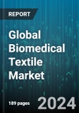 Global Biomedical Textile Market by Fiber Manager (Biodegradable Fiber, Non-Biodegradable Fiber), Fabric Type (Hollow Fabric, Knitted & Braided Fabric, Non-Woven Fabric), Application - Forecast 2024-2030- Product Image