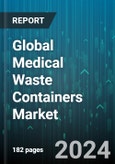 Global Medical Waste Containers Market by Product (Biohazard Medical Waste Containers, Chemotherapy Containers, Pharmaceutical Waste Containers), Usage (Disposable Containers, Reusable Containers), Waste Type, Medical Waste Generator - Forecast 2024-2030- Product Image