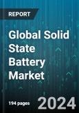Global Solid State Battery Market by Type (Bulk, Thin-film), Electrolyte Material Type (Oxide Solid Electrolyte, Polymer Solid Electrolyte, Sulfide Solid Electrolyte), Capacity, Application - Forecast 2023-2030- Product Image