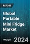 Global Portable Mini Fridge Market by Type (1 - 1.9 Cu. Ft., 2 - 2.9 Cu. Ft., 3 - 3.9 Cu. Ft.), Application (Commercial Use, Home Use), Distribution - Forecast 2024-2030 - Product Image