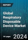 Global Respiratory Disposable Device Market by Type (Face Masks, Filters, Inhalers), Disease Indications (Asthma, Chronic Obstructive Pulmonary Disorder, Lung Cancer), Application, End User - Forecast 2024-2030- Product Image