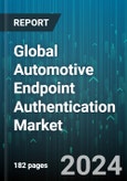 Global Automotive Endpoint Authentication Market by Technology (Advanced Driver Assistance System, Battery Status, Door Lock Status), Connectivity (Bluetooth, Cellular Network, Wi-Fi), Authentication Type, Vehicle Type - Forecast 2024-2030- Product Image