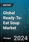 Global Ready-To-Eat Soup Market by Type (Non-Vegetarian Soups, Vegetarian Soups), Packaging (Canned, Dried, UHT), Source, Distribution Channel - Forecast 2024-2030 - Product Image