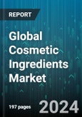 Global Cosmetic Ingredients Market by Type (Antioxidants & Preservatives, Emollients, Polymers), Function (Cleansing Agent, Coloring Agent, Moisturizing Agent), Ingredient Type, Application - Forecast 2024-2030- Product Image