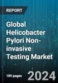 Global Helicobacter Pylori Non-invasive Testing Market by Test Type (Breath Test, Serology Test, Stool Antigen Test), Test Method (Laboratory-Based Tests, Point-of-care Tests, Rapid Test Kit), End-User - Forecast 2024-2030- Product Image
