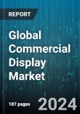 Global Commercial Display Market by Component (Hardware, Services, Software), Display Type (Interactive Whiteboard, OLED Display, Outdoor Display), Technology, Product, Display Size, Application - Forecast 2024-2030- Product Image