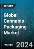 Global Cannabis Packaging Market by Type (Cannabis Flower Packaging, Concentrate Packaging, Edibles Packaging), Product (Barrier Bags, Child Resistant Canisters, Coin Envelopes), Content Type, End-User - Forecast 2024-2030- Product Image