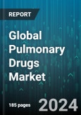Global Pulmonary Drugs Market by Drug Class (Anti-Cholinergic Agents, Anti-Leukotrienes, Antihistamines), Indication (Allergic Rhinitis, Asthma, Chronic Obstructive Pulmonary Disease), Drug Type, Distribution Channel, End-User - Forecast 2024-2030- Product Image