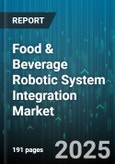 Food & Beverage Robotic System Integration Market by Product (Automated Guided Vehicles, Autonomous Mobile Robots, Robotic Arms), Component (Hardware, Services, Software), Levels of Integration, Application, Enterprise Size, End-Use - Global Forecast 2025-2030- Product Image