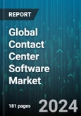 Global Contact Center Software Market by Services (Managed Services, Professional Services), Type (Inbound, Integration, Omni-Channel), Deployment, Verticals - Forecast 2024-2030- Product Image