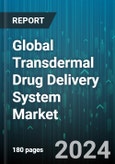 Global Transdermal Drug Delivery System Market by Type (Transdermal Patches, Transdermal Semisolids), Application (Cardiovascular Diseases, Central Nervous System Disorders, Hormonal Applications), End User - Forecast 2024-2030- Product Image