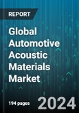 Global Automotive Acoustic Materials Market by Material (Acrylonitrile Butadiene Styrene, Fiberglass, Polypropylene), Component (Bonnet Liner, Cabin Rear Trim, Door Trim), Vehicle Type, Application - Forecast 2024-2030- Product Image