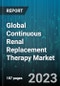 Global Continuous Renal Replacement Therapy Market by Product (Bloodline Sets, Dialysates & Replacement Fluids, Disposables), Therapy (Non-renal, Renal), Modality, End User - Cumulative Impact of COVID-19, Russia Ukraine Conflict, and High Inflation - Forecast 2023-2030 - Product Image
