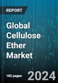 Global Cellulose Ether Market by Product (Carboxyl Methyl Cellulose, Ethyl Cellulose, Hydroxyl Ethyl Methyl Cellulose), Application (Ethylcellulose, Hydroxyethylcellulose & Derivatives, Hydroxypropylcellulose) - Forecast 2024-2030- Product Image