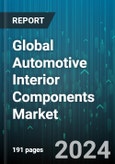Global Automotive Interior Components Market by Propulsion Type (BEV, FCEV, PHEV), Vehicle (Commercial Vehicles, Passenger Cars), Mounting Position, Wheeler Type - Forecast 2024-2030- Product Image