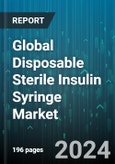 Global Disposable Sterile Insulin Syringe Market by Product (0.3 ml, 0.5 ml, 1.0 ml), Application (Clinics, Hospitals, Household) - Forecast 2024-2030- Product Image