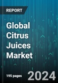 Global Citrus Juices Market by Fruit Type (Grapefruit, Lemons, Limes), Form (Frozen Concentrate, Powdered Concentrate), Distribution Channel - Forecast 2024-2030- Product Image